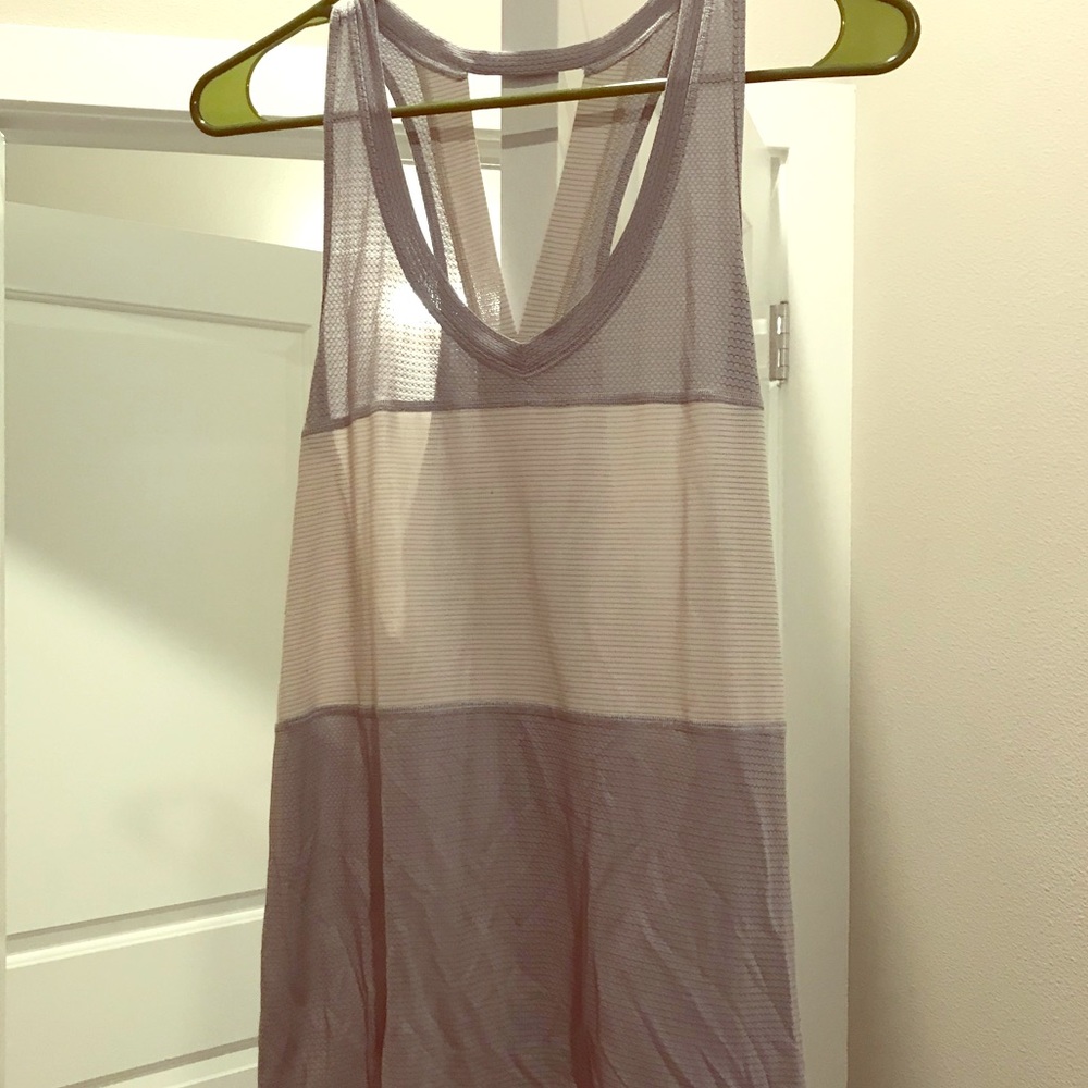 Lululemon size 10 racerback *silverescent*